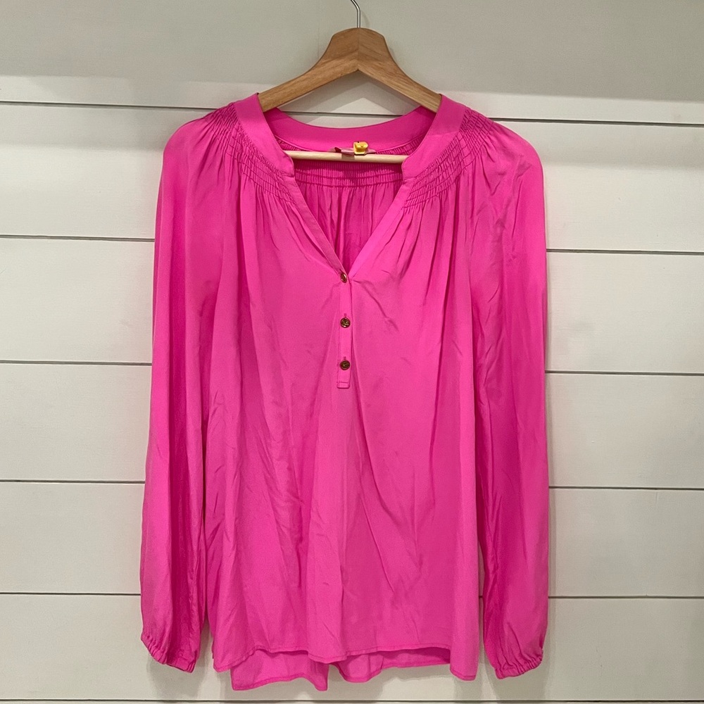 Lilly Pulitzer Elsa Top Hot Pink